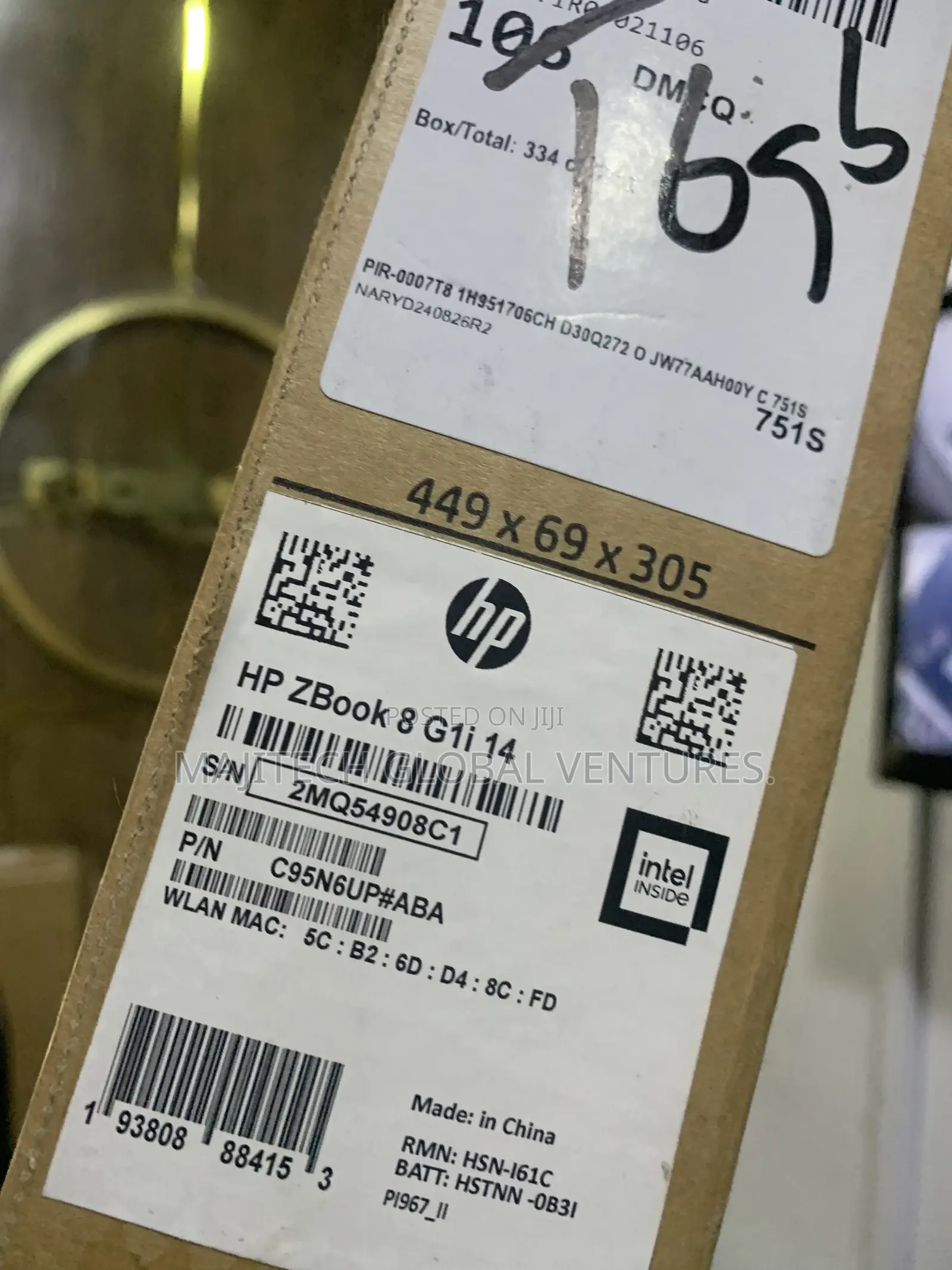 New Laptop HP ZBook 14 16GB Intel Core Ultra 5 SSD 512GB