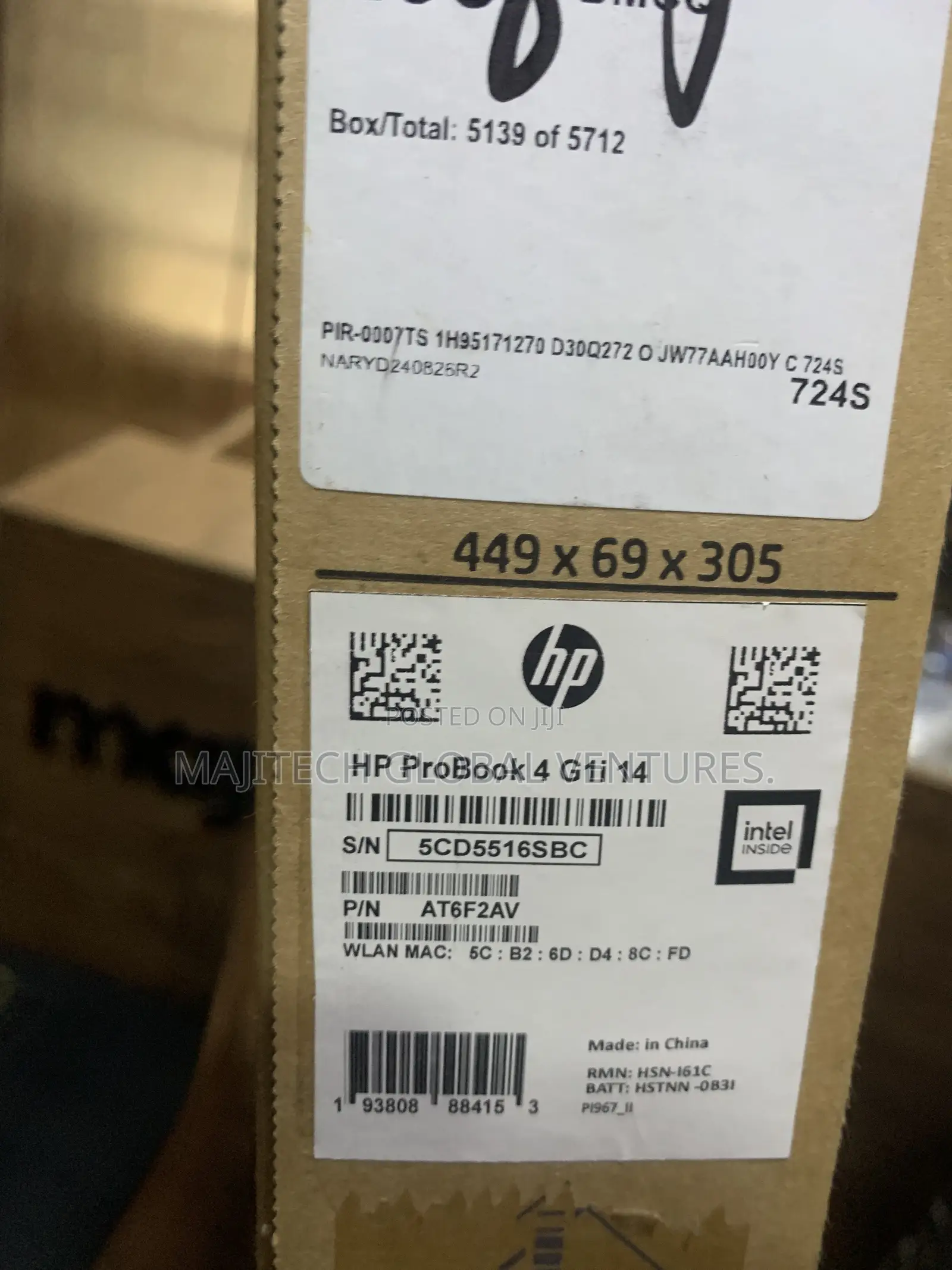New Laptop HP ZBook 14 8GB Intel Core Ultra 5 SSD 512GB
