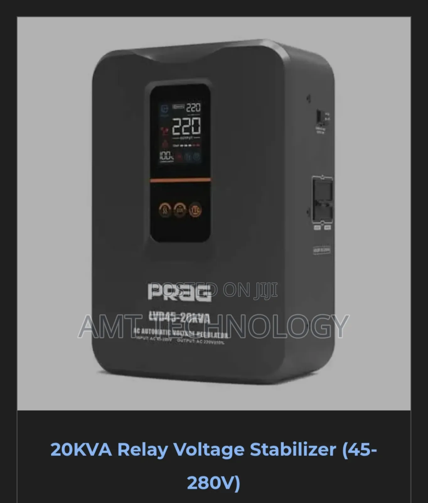 20kva Prag Relay Stabilizer 45v-280v