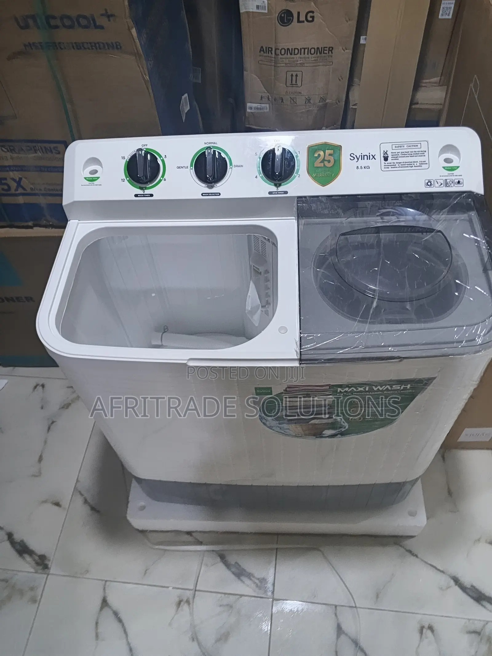 Syinix 8.5KG Manual Washing Machine – Quick Wash