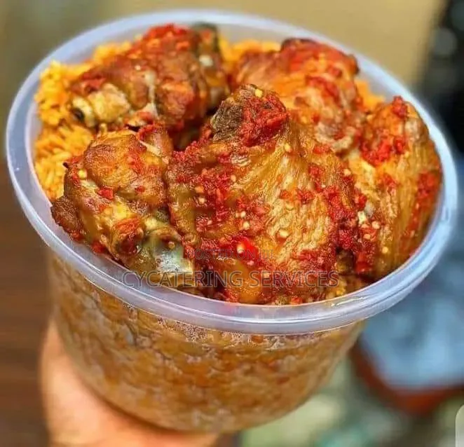 Affordable Lunch Jellof Rice and Chicken