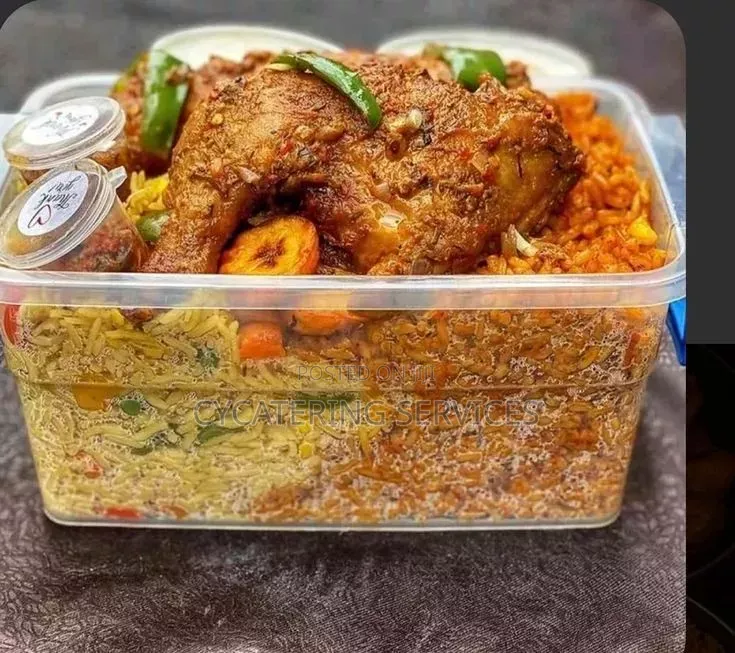 Affordable Lunch Jellof Rice and Chicken