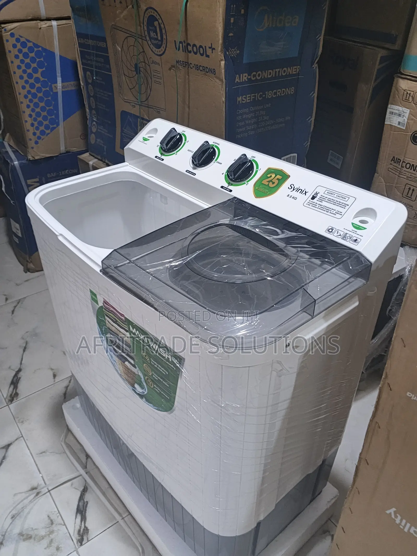 Syinix 8.5KG Manual Washing Machine – Convenient Compact