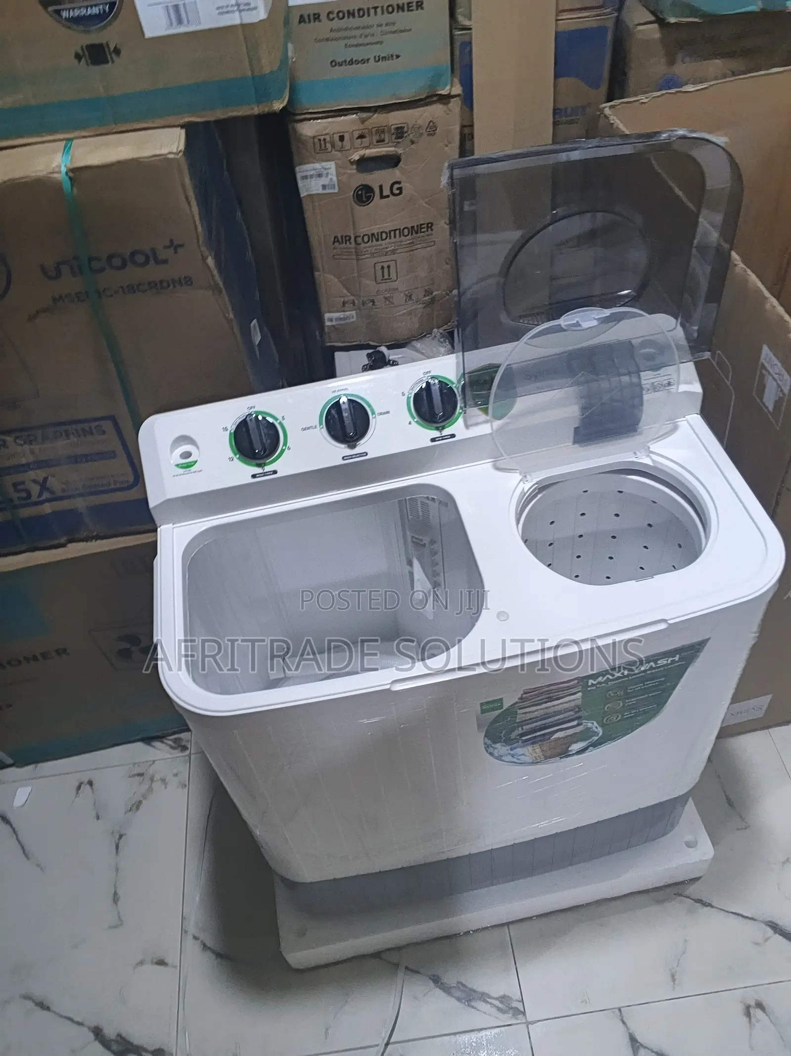 Syinix 8.5KG Washing Machine – Deep Cleaning Performance