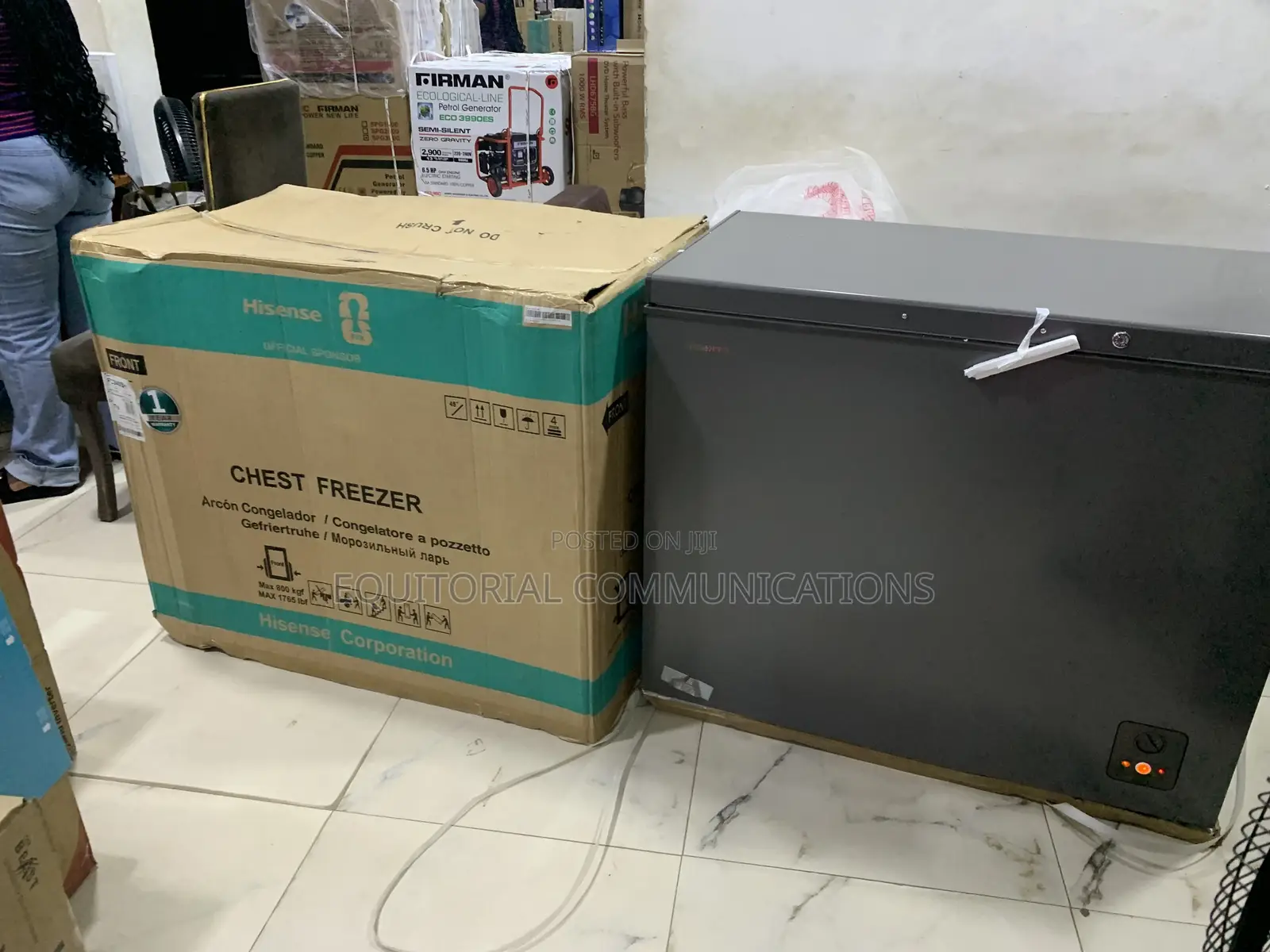 Hisense FC340SH 250L Silver Chest Freezer With Fast Cooling Technology