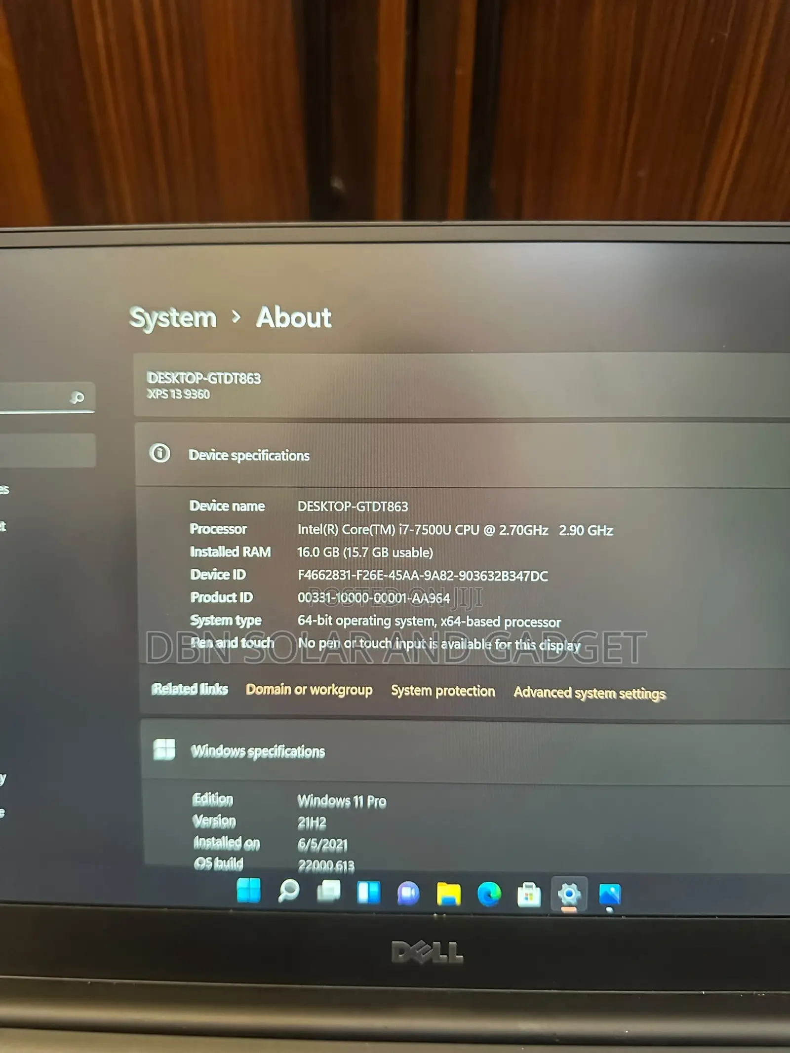 New Laptop Dell XPS 13 16GB Intel Core i7 SSD 256GB