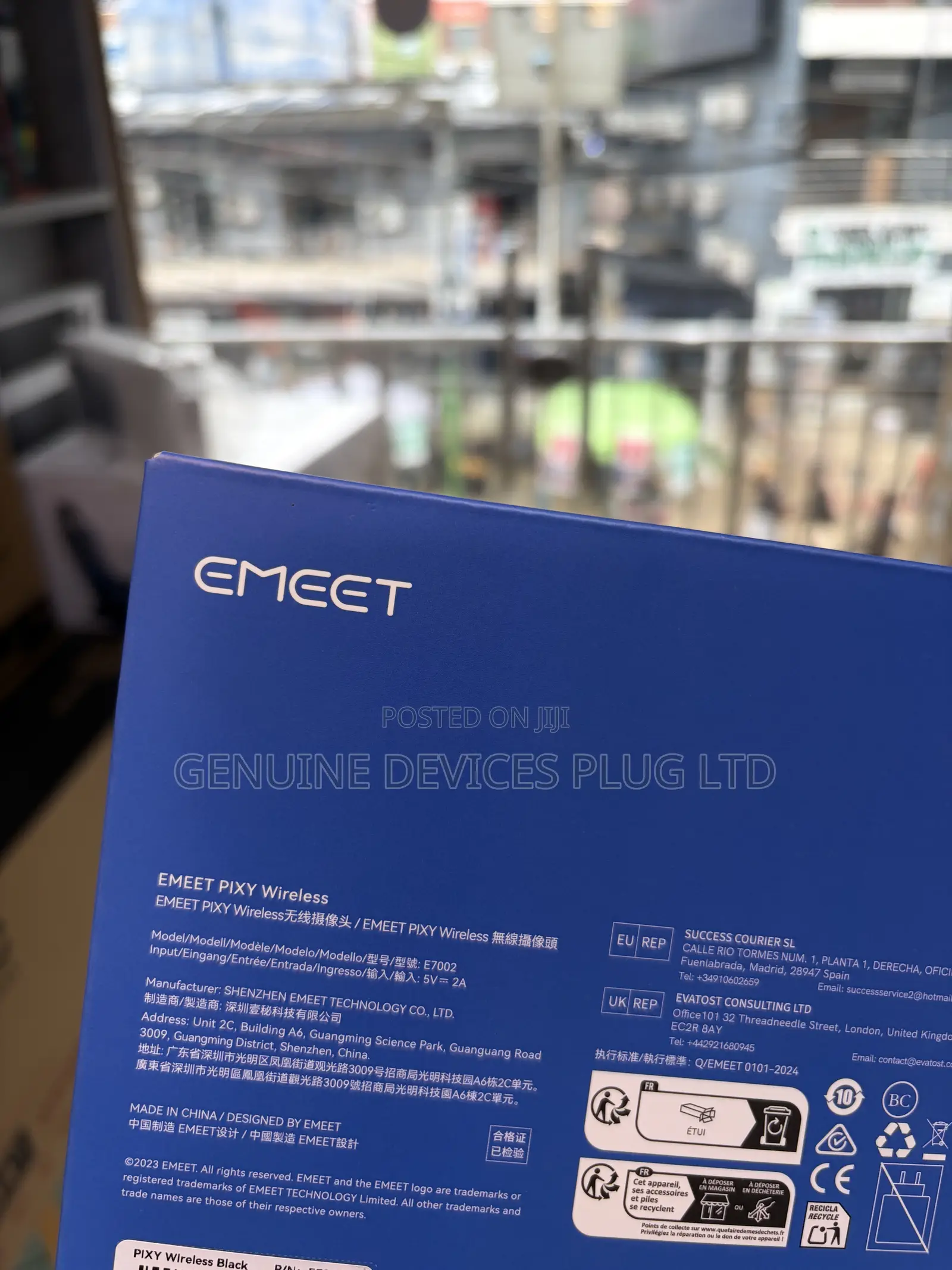 EMEET PIXY Wireless Dual-Lens AI Tracking PTZ Streaming Camera