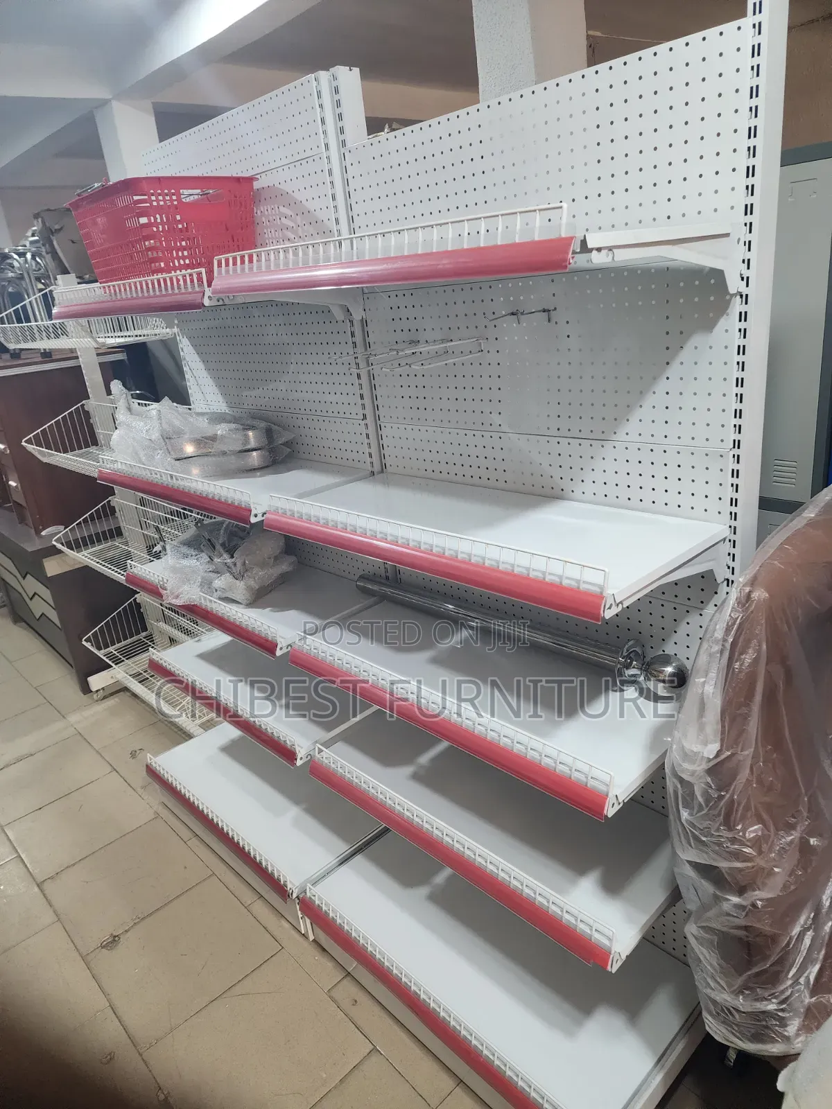 Brand New Single Door Supermarket Shelf.