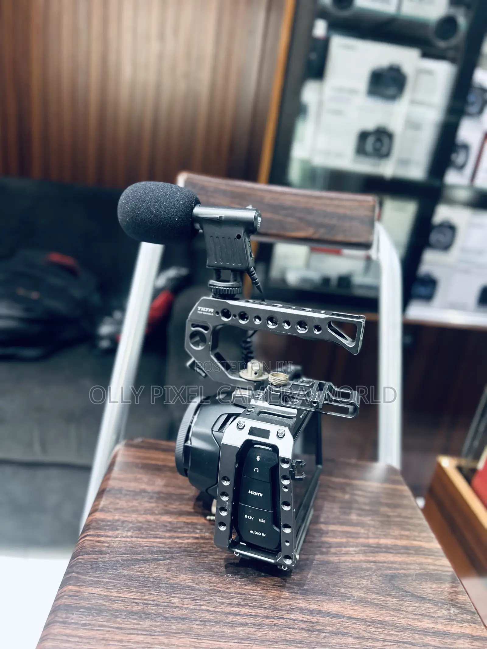 Blackmagic Pocket Cinematic Camera With Tilta Cage