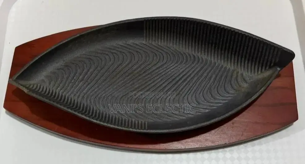 Cast Iron Fish Sizzling Pan