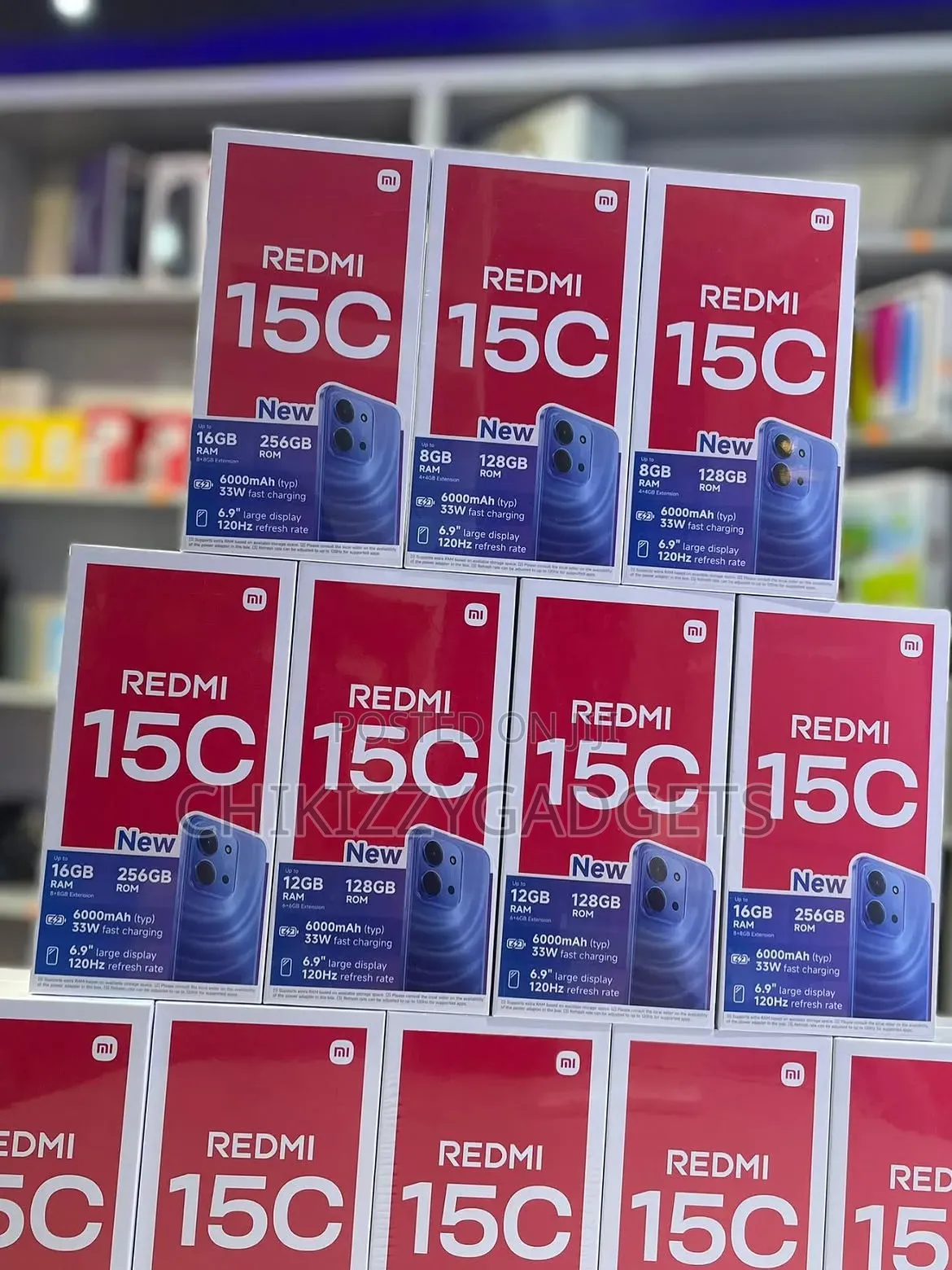 New Xiaomi Redmi 15C 4G 256 GB Black