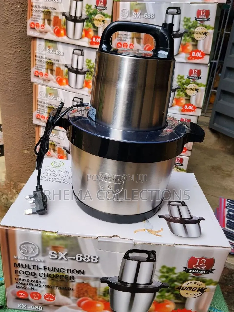7L Maximus Yam Pounder/Food Processor