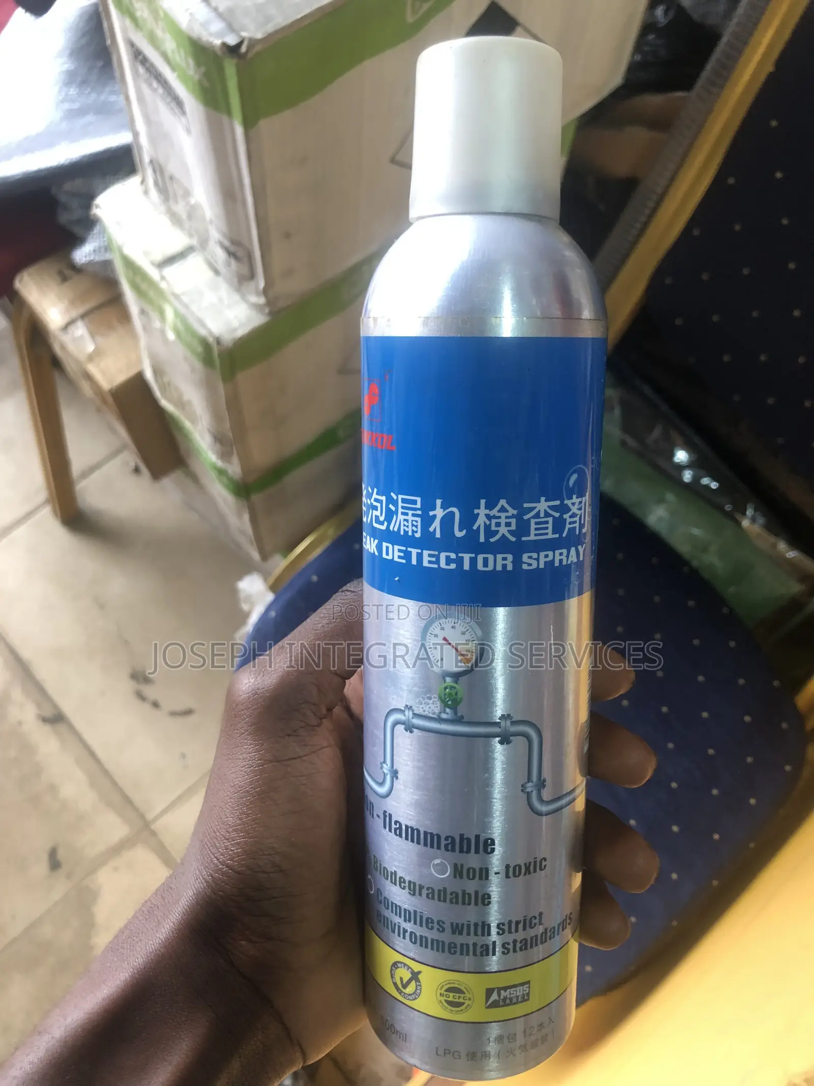 Fukkol Brand Gas Leak Detector Spray
