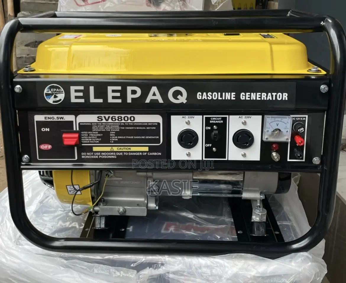 4.5kva Original Elepaq Manul States Petrol Generator