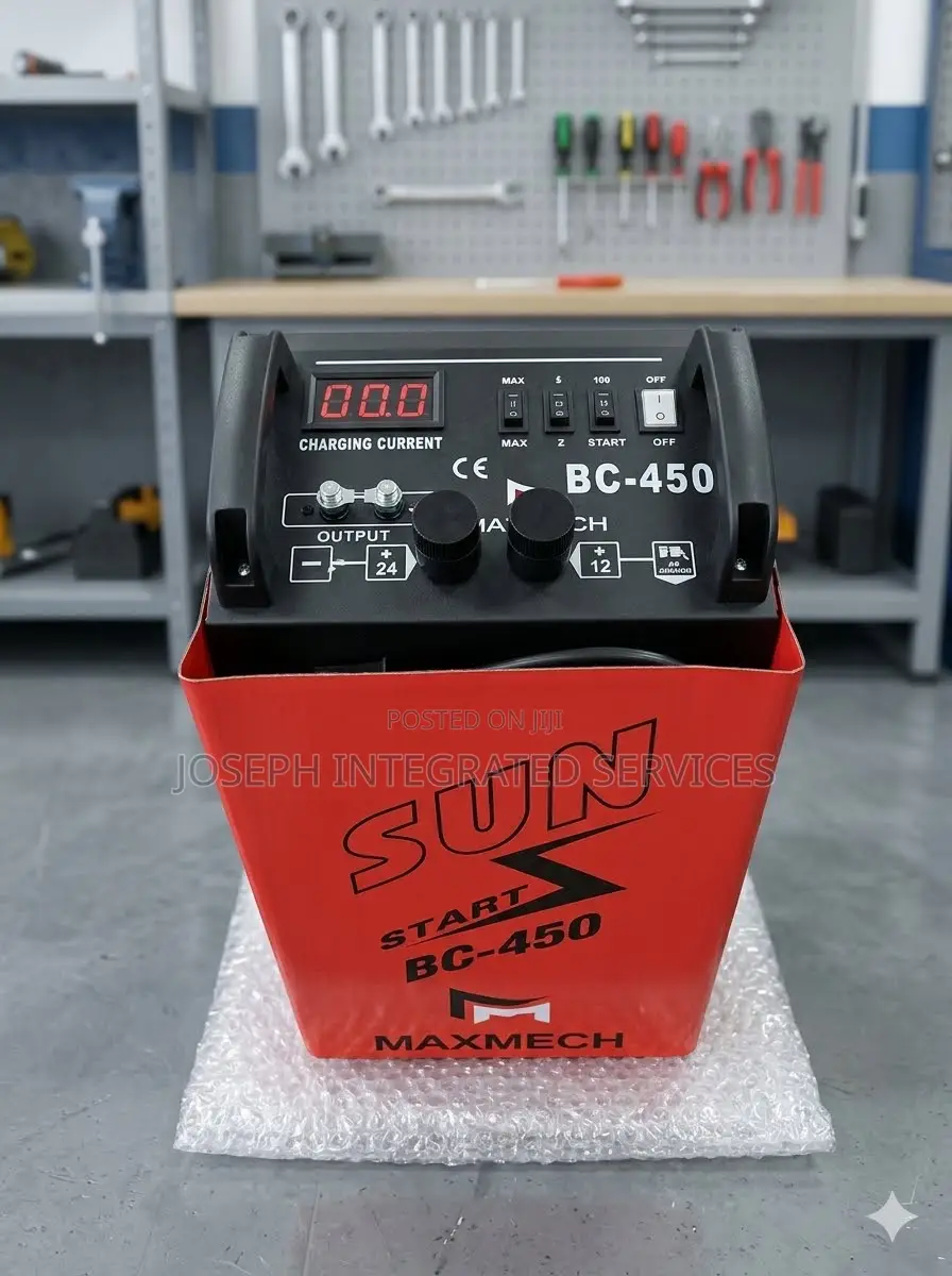 Maxmech BC-450 Heavy-Duty Battery Charger and Booster Starter.