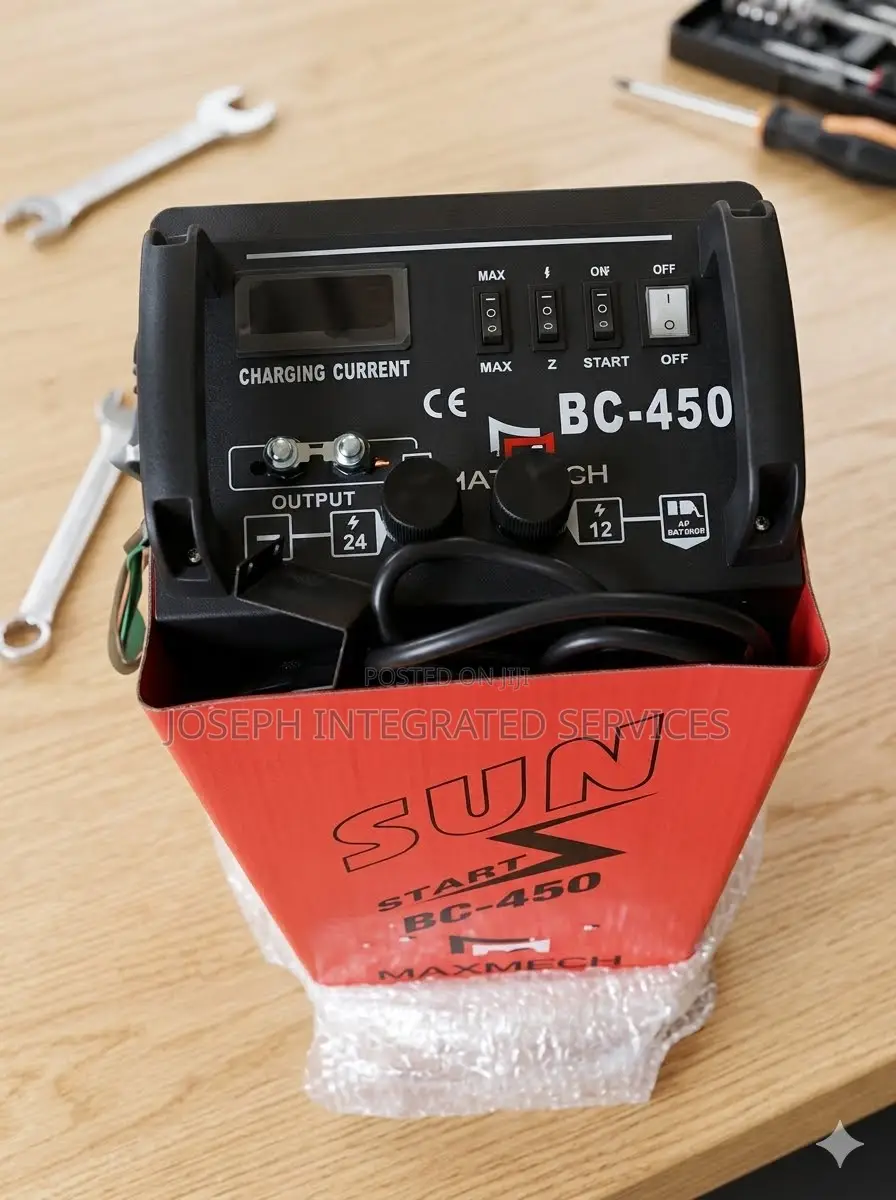 Maxmech BC-450 Heavy-Duty Battery Charger and Booster Starter.