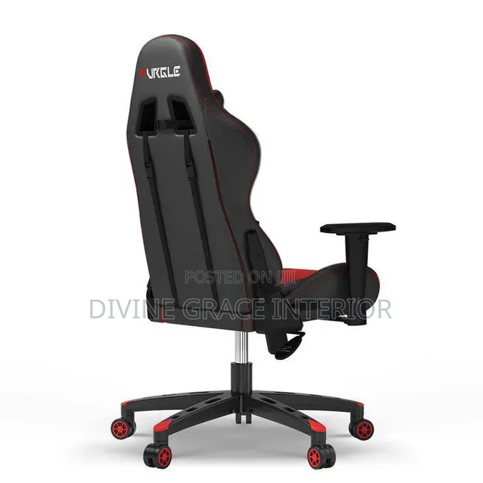 Gaming Chair With Footrest and Adjustable Arm