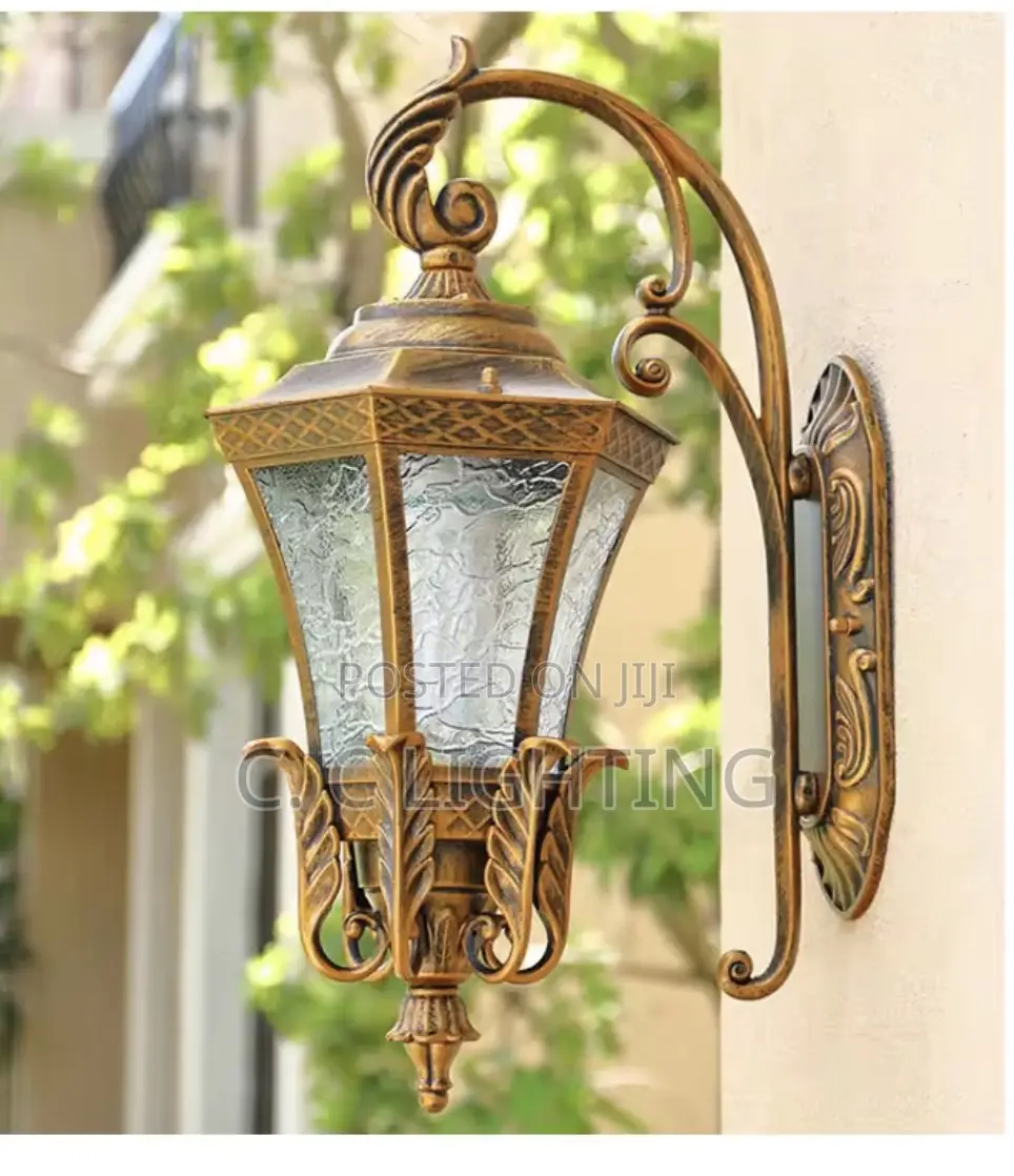 Outdoor Waterproof Glass Wall Lamp Ip65