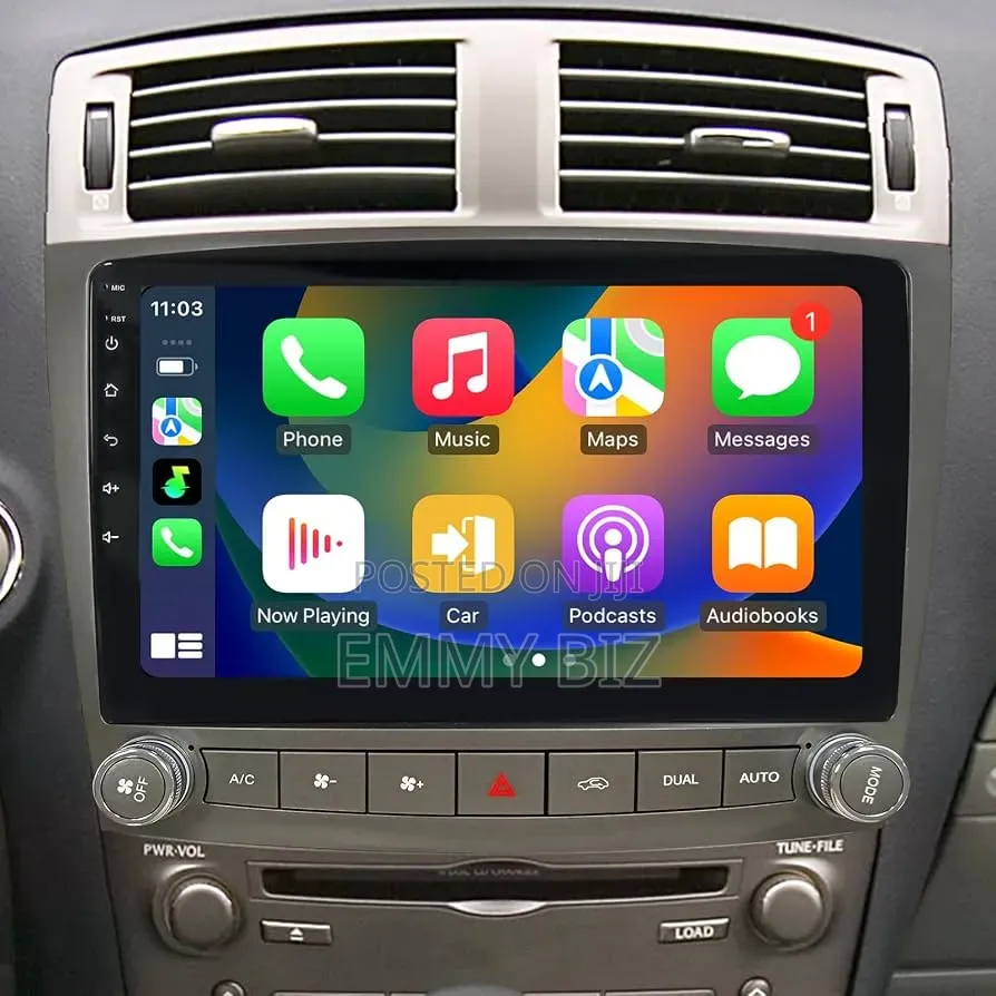 Android Screen and Wireless Apple Carplay for Lexus Is250 2010