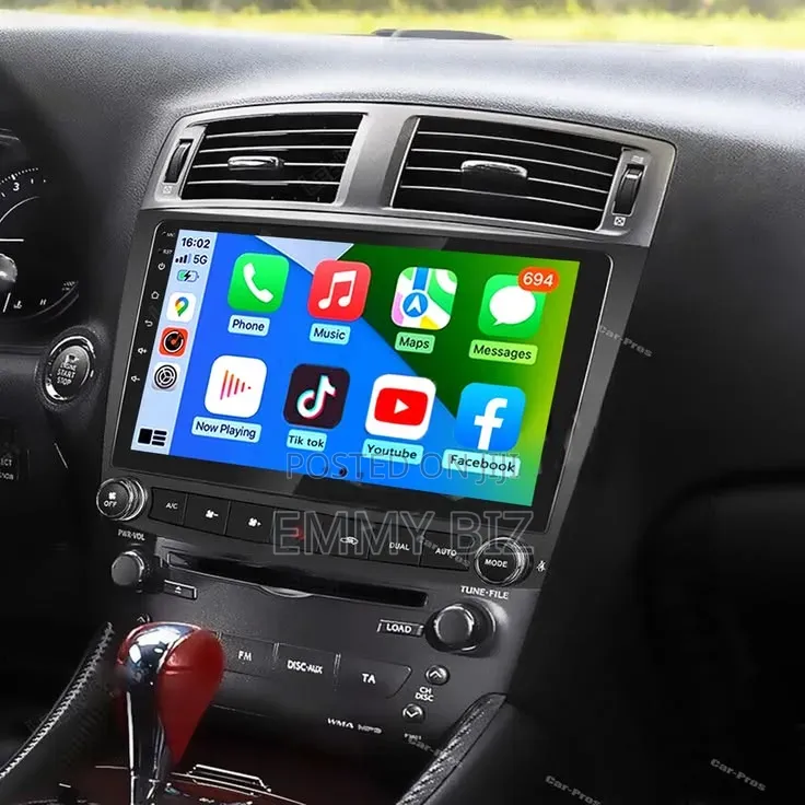 Android Screen and Wireless Apple Carplay for Lexus Is250 2010