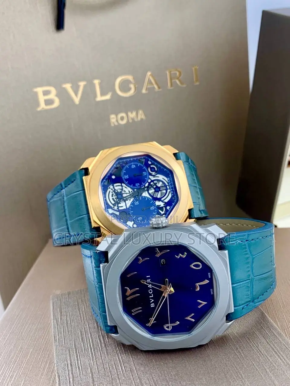 Bvlgari Quality Luxury Men Automatic Engine Wristwatch