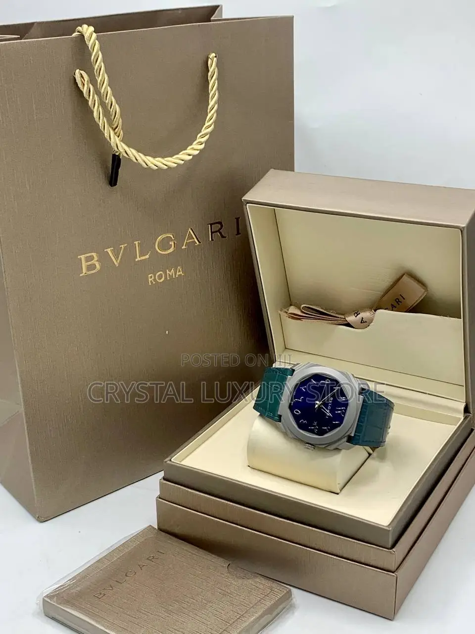 Bvlgari Quality Luxury Men Automatic Engine Wristwatch