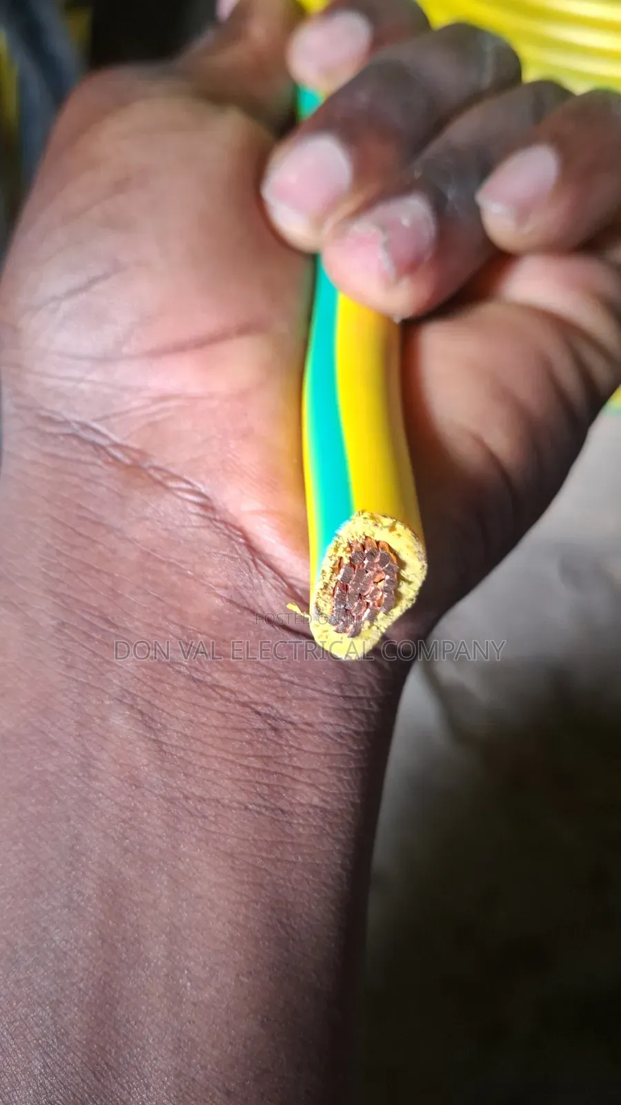 50mm Earth Cable Green/Yellow