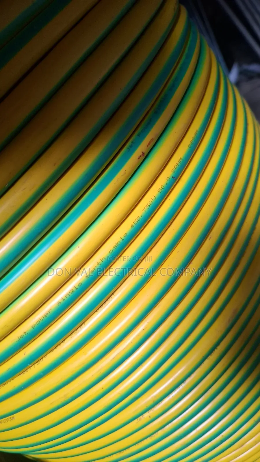 50mm Earth Cable Green/Yellow