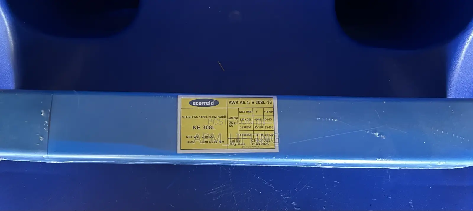 3.2mm X 350mm Ecoweld KE 308L Stainless Steel Electrode Package
