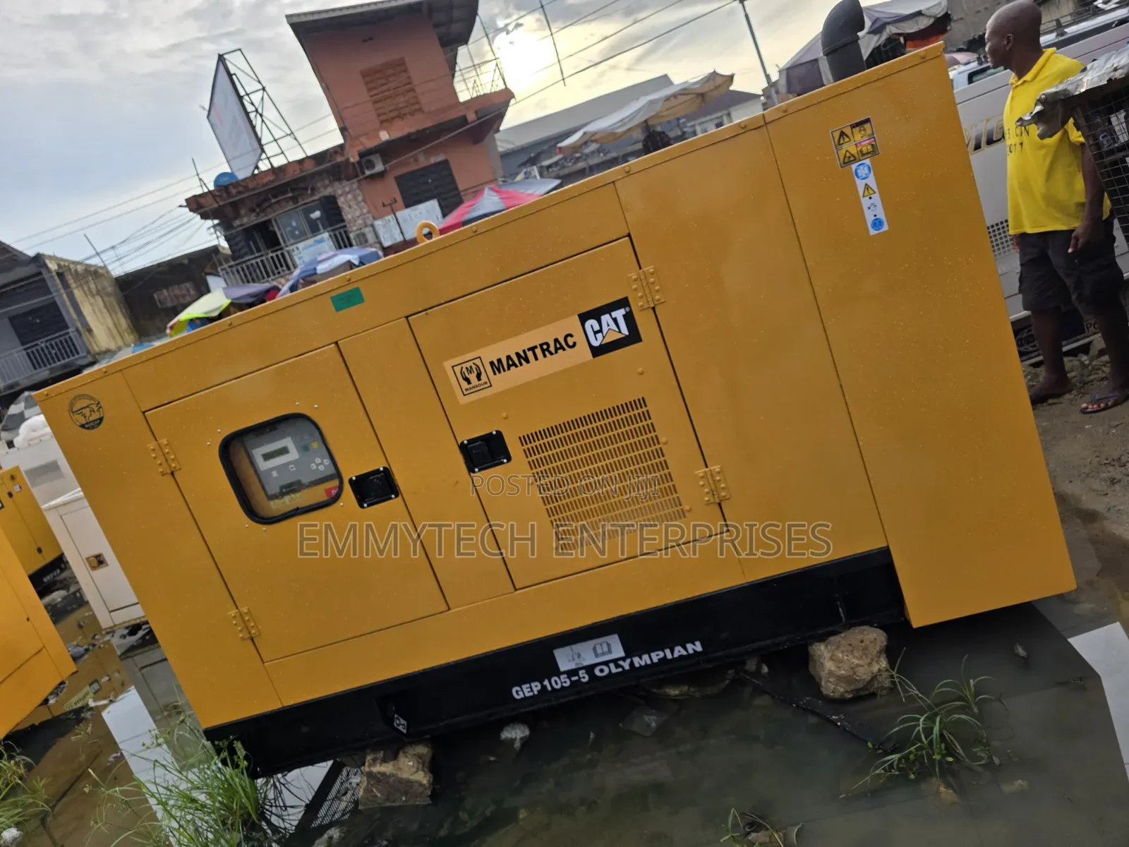 ☆¤ Heavy-Duty Cat Diesel Soundproof Generator 100kva 100%copper Coil
