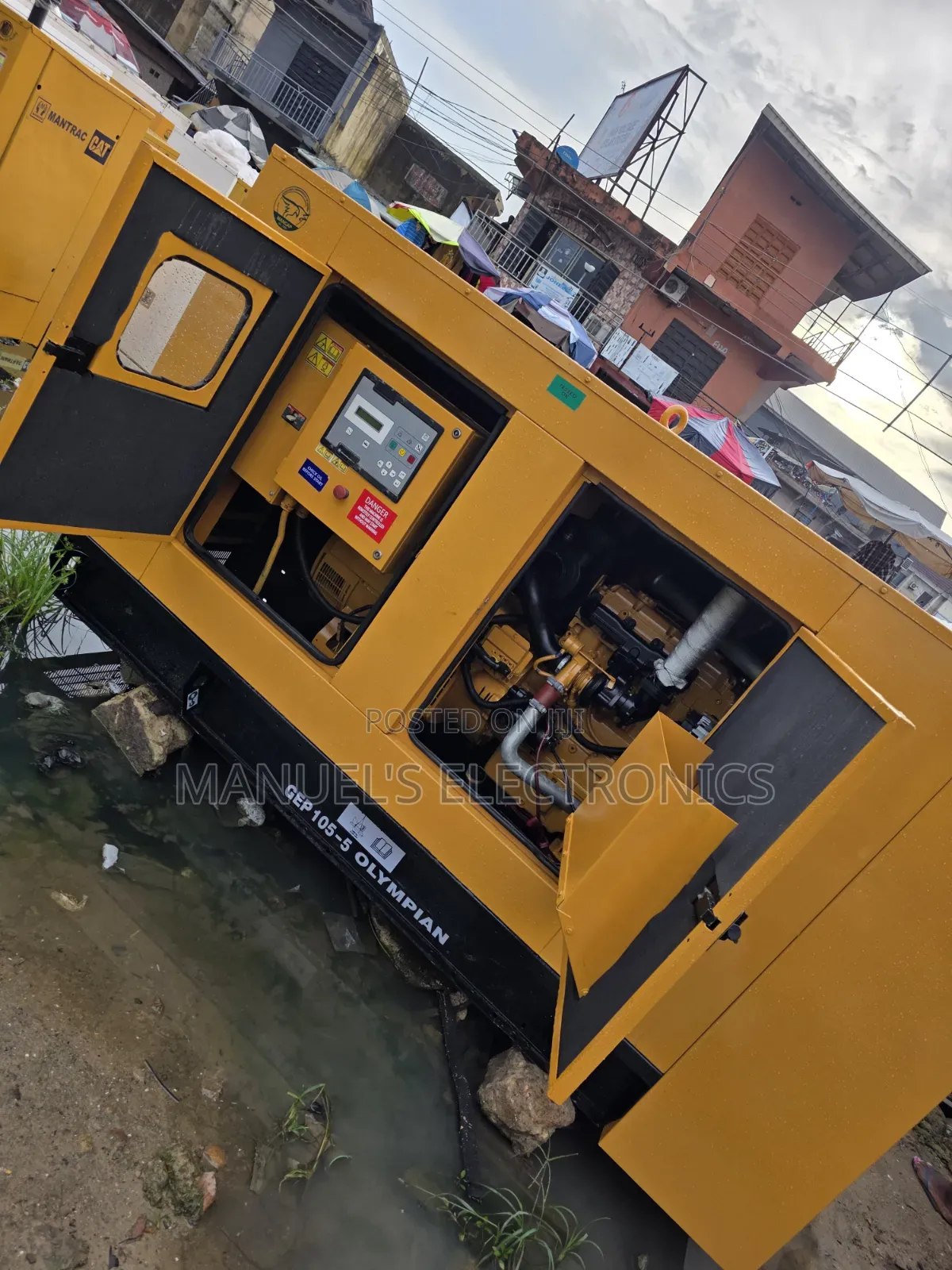 This Is Cat Diesel Soundproof Generator 100kva Used