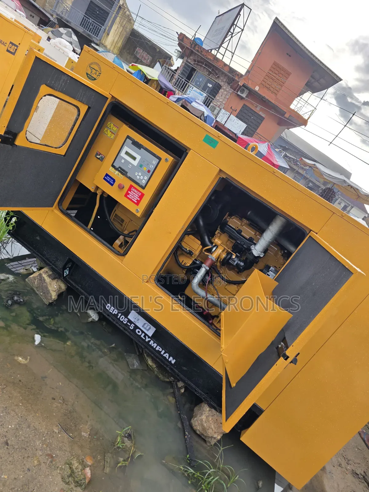 ☆¤Best Cat Diesel Soundproof Generator 100kva 1years Wty
