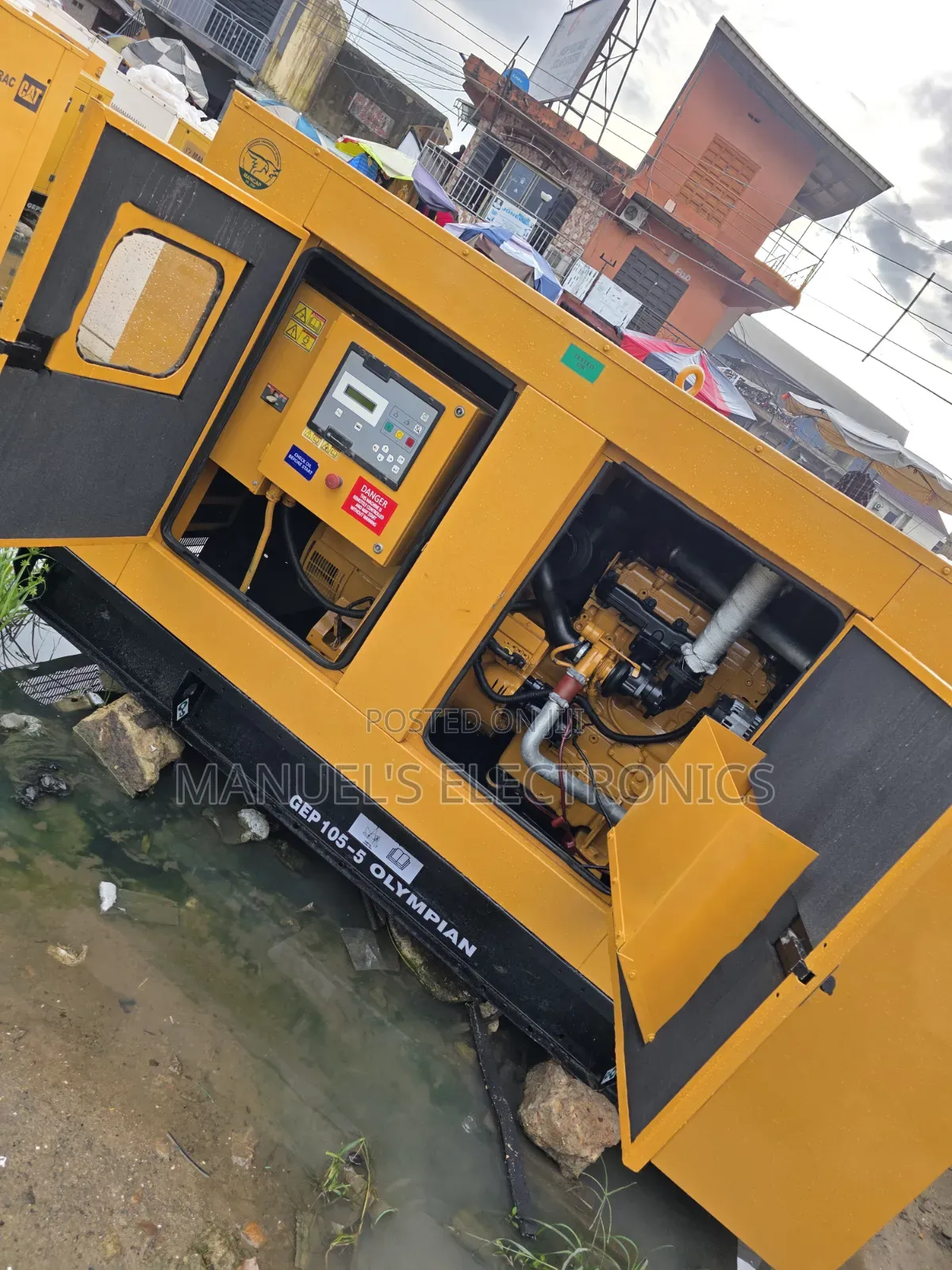 ☆¤Best Cat Diesel Soundproof Generator 100kva 1years Wty