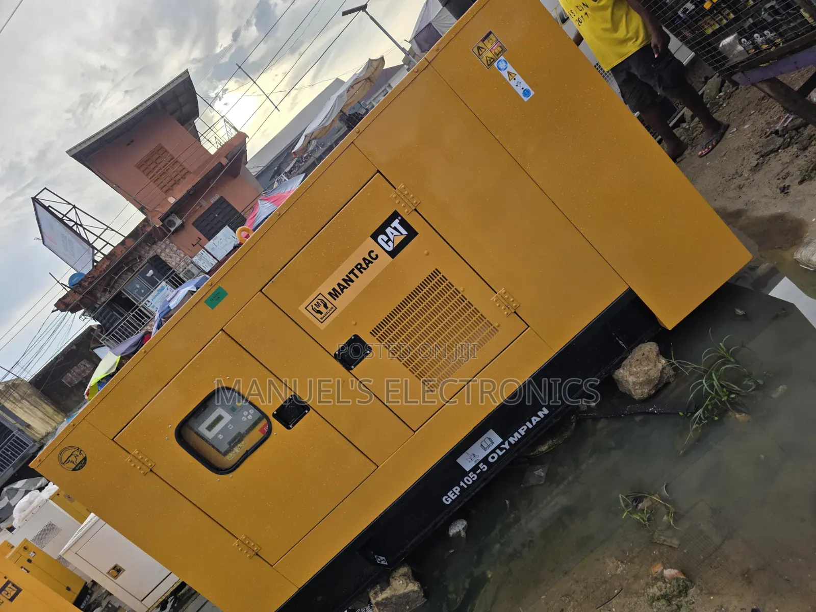 《》Heavy Duty 100kva Cat Diesel Soundproof Generator 100%copper Coil