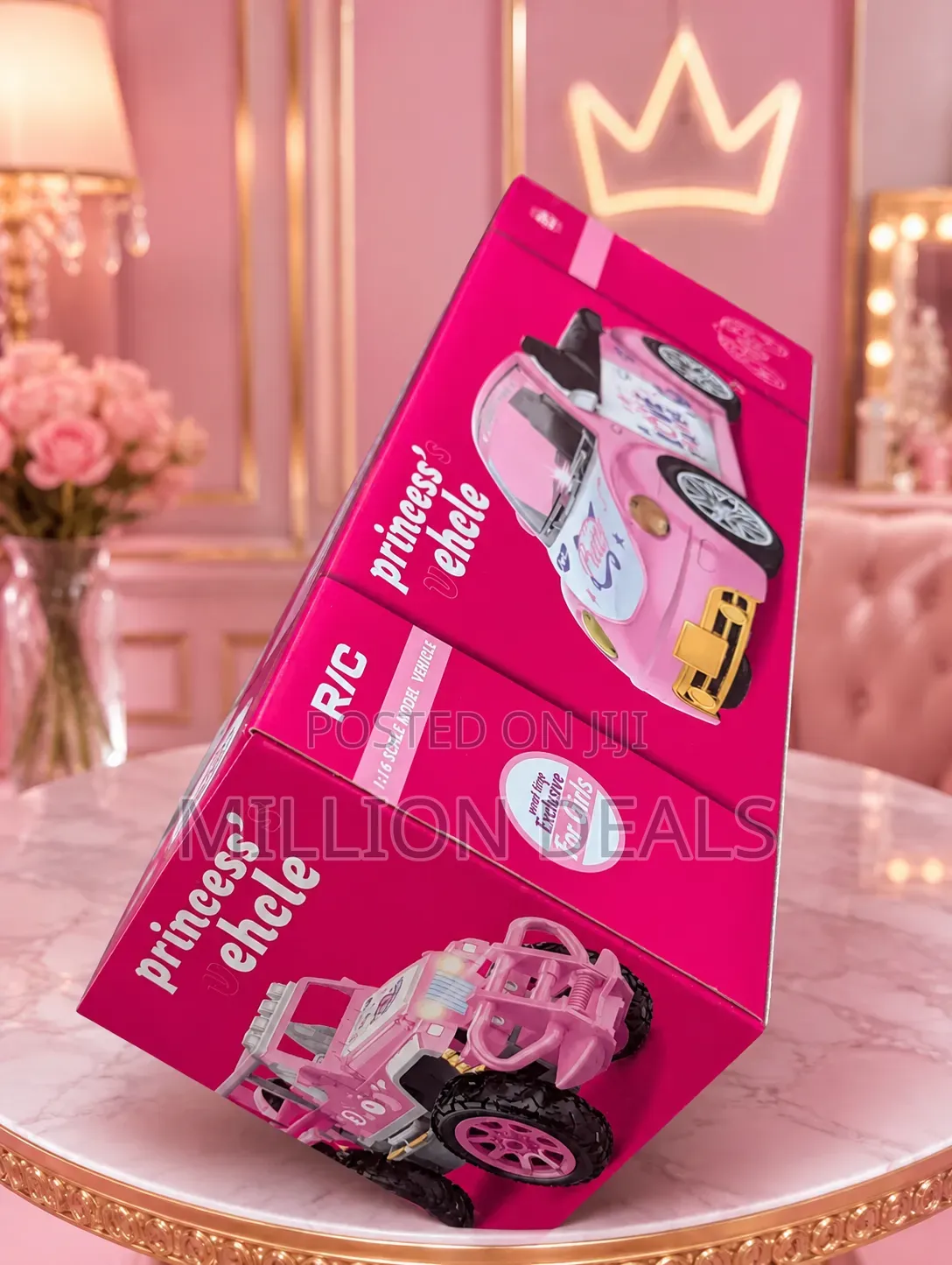 Girl Child Unique Luxury R/C Toy Car Ages 3+