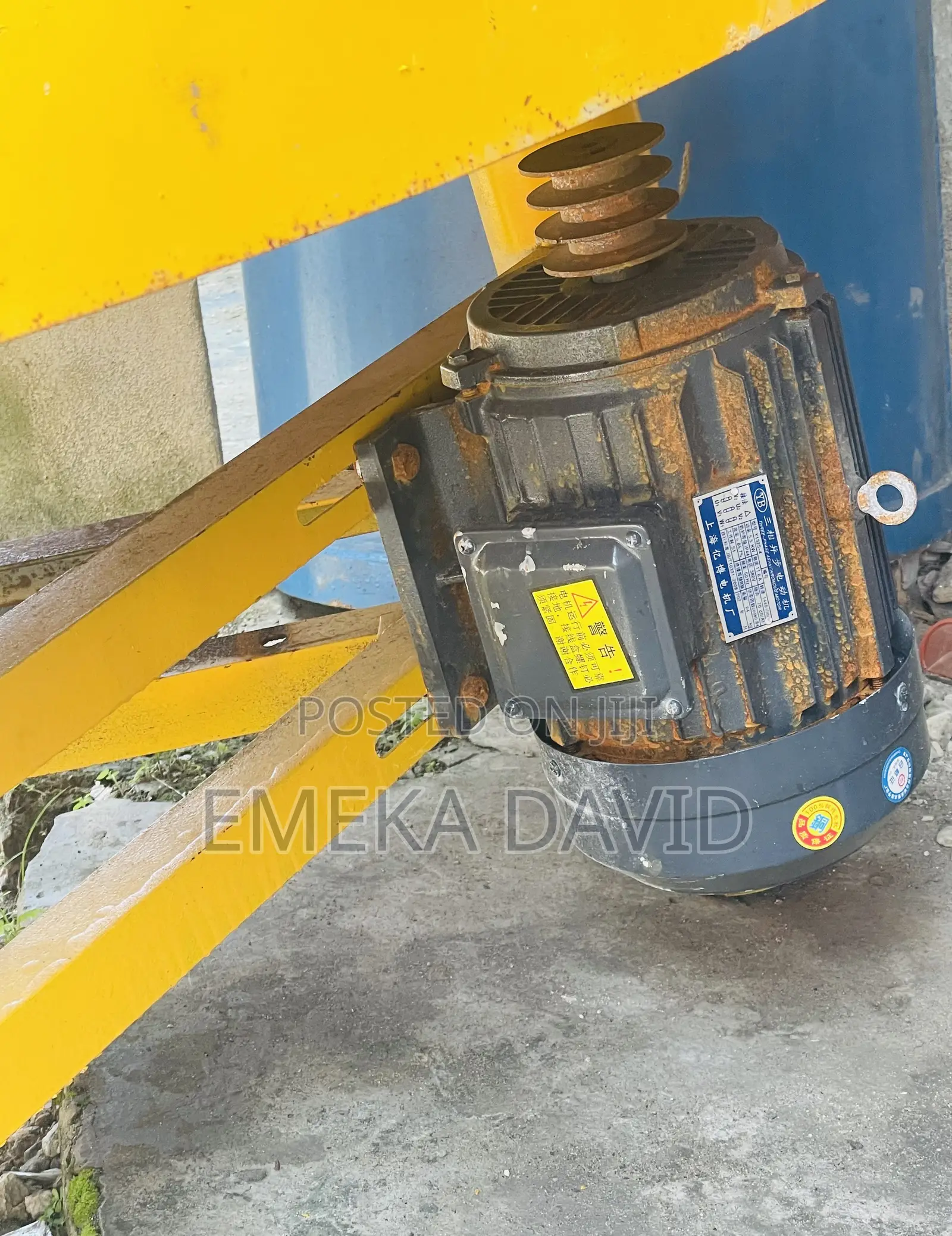 Concrete Pan Mixer Construction Equipment Used to Blend Cement, Sand