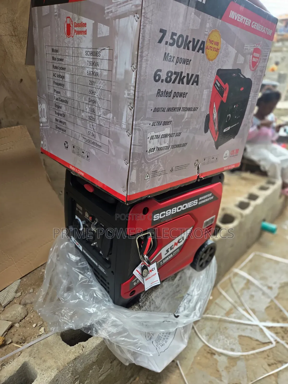 Senci 7.5kVA Professional Petrol Inverter Generator