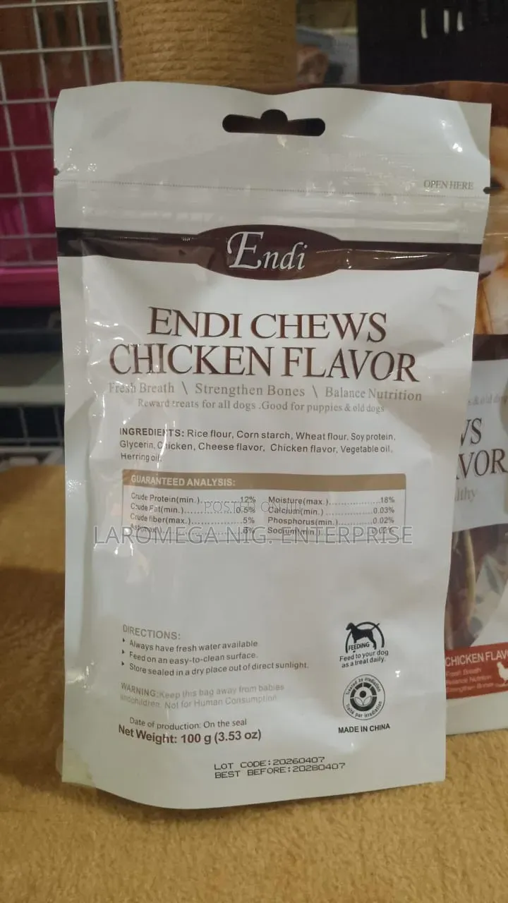ENDI Dog Chews (Chicken and Milk Flavour)