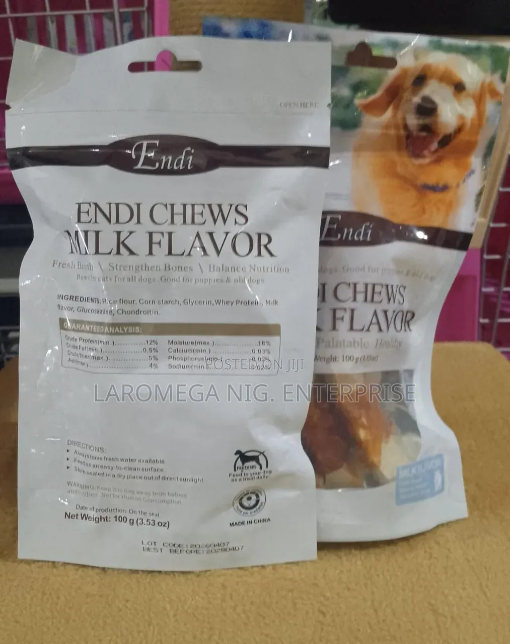 ENDI Dog Chews (Chicken and Milk Flavour)