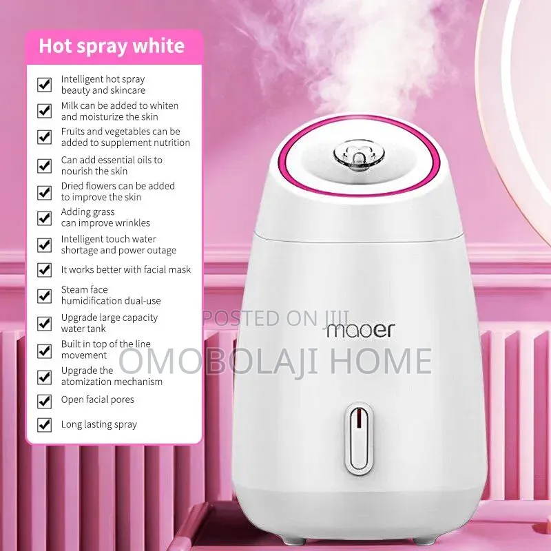 Maoer Facial Steamer Nano Ionic Hot Mist Face Spa