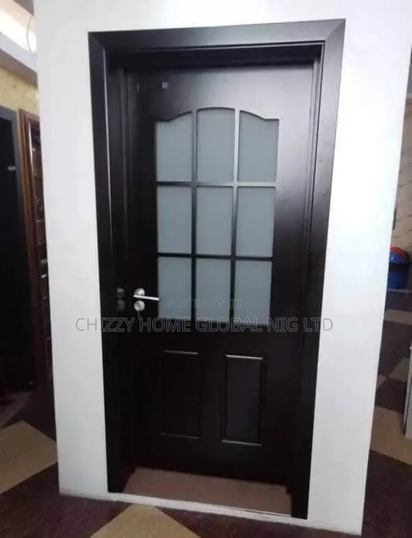 Kitchen Quality Wooden Glass Door HDF 7ft by 3ft