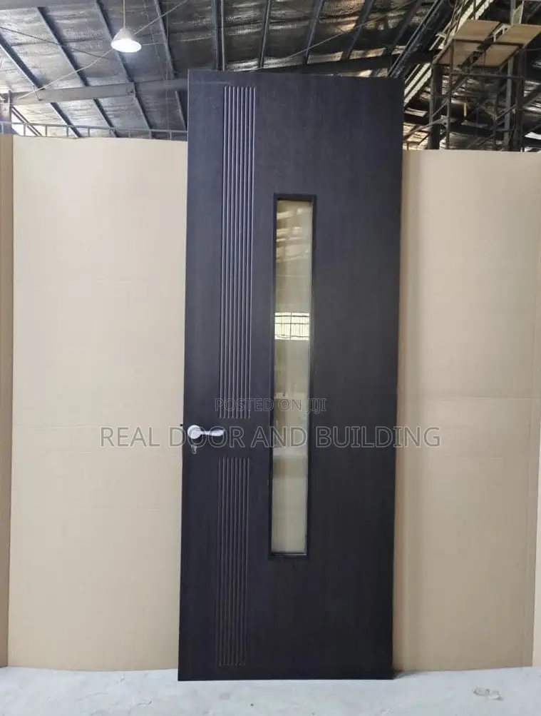 High Quality HDF Kitchen Door With Glass (52ldfj)
