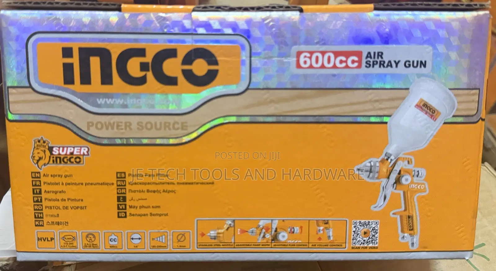 INGCO ASG1061 HVLP Air Spray Gun
