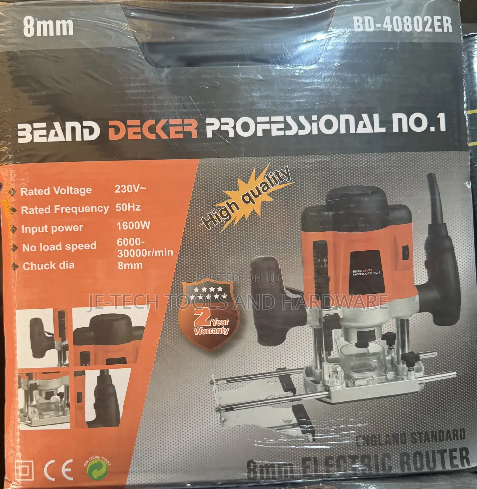 Beand Decker Professional No.1 8mm Electric Router