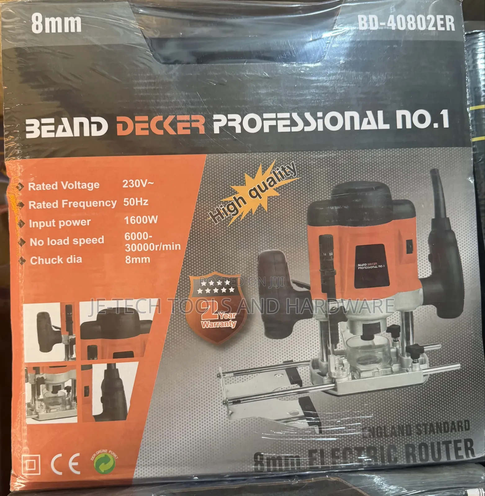 Beand Decker Professional No.1 8mm Electric Router