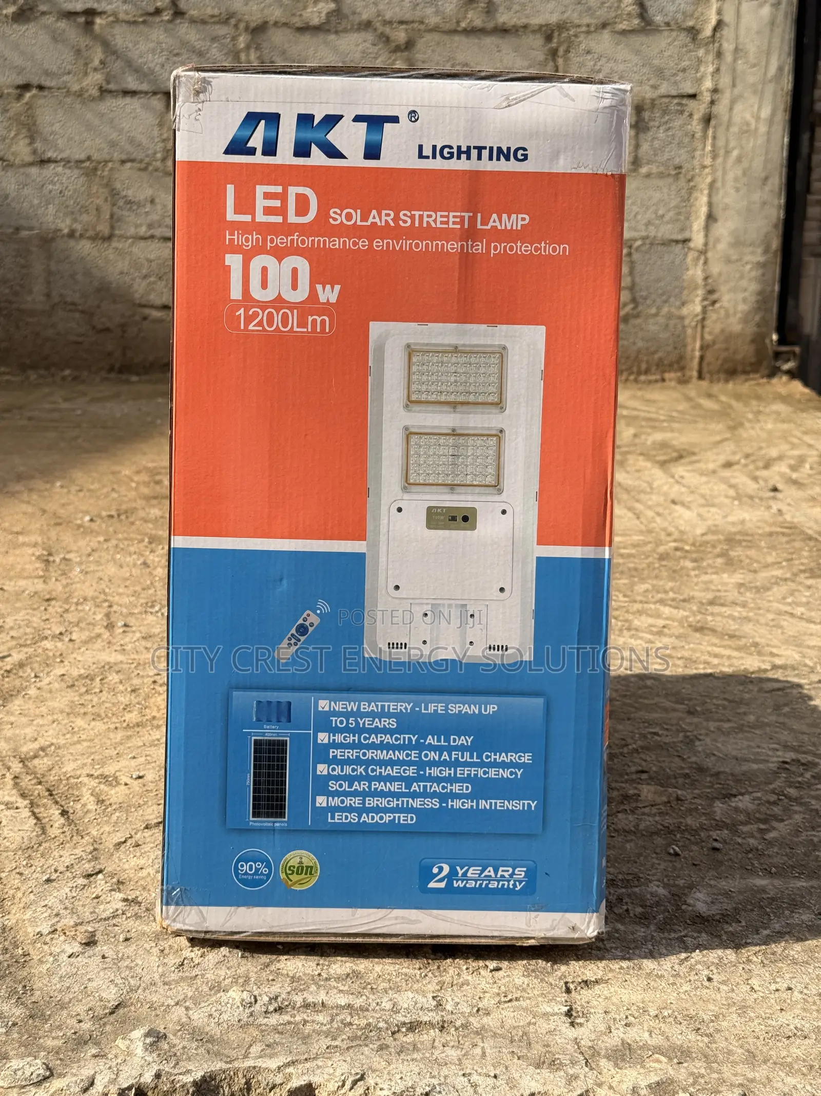 AKT Solar Street Light 100w