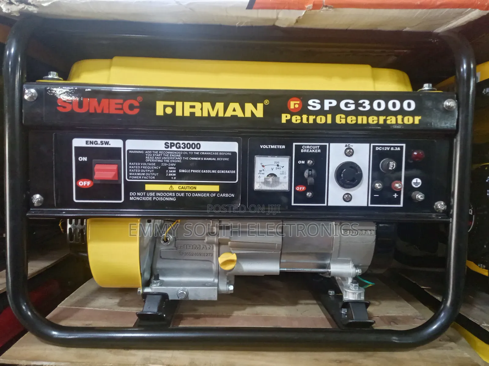 Sumec Firman Petrol Cooper Coil Generator 4000