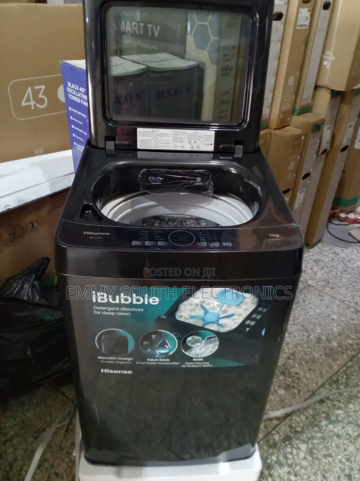 Hisense Automatic Top Loader Washing and Spin Machine 11 Kg