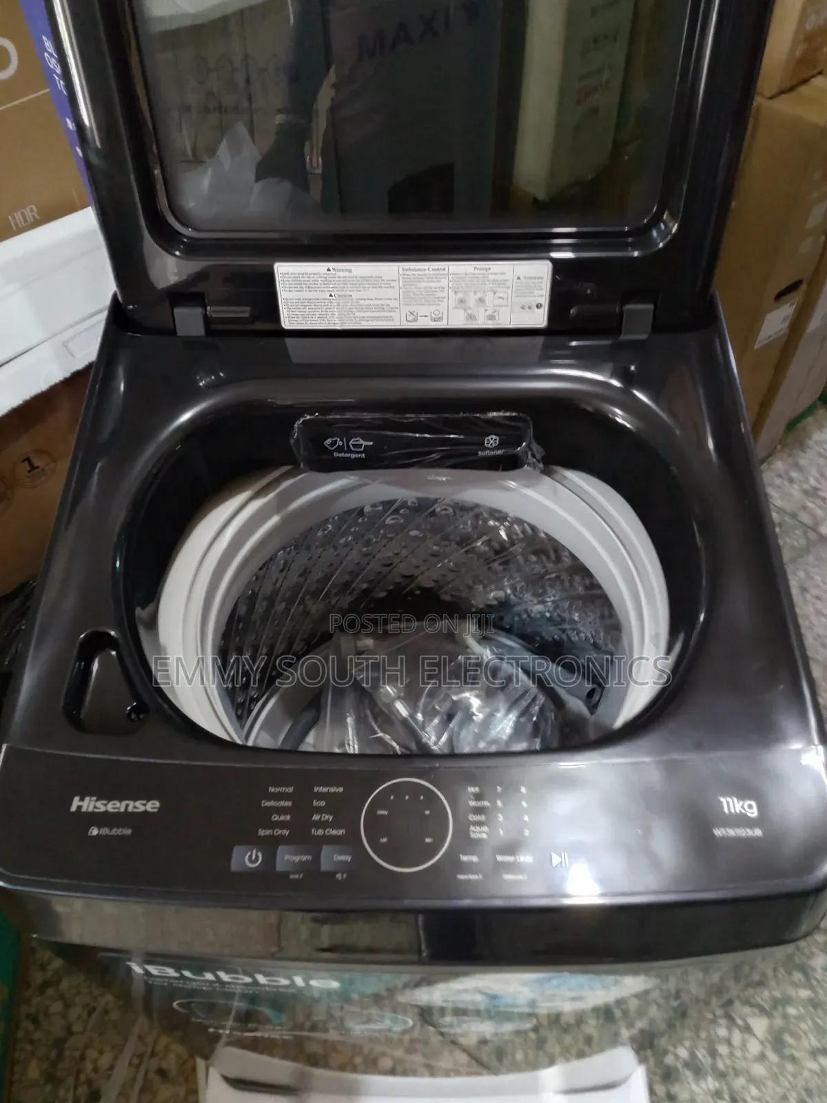 Hisense Automatic Top Loader Washing and Spin Machine 11 Kg