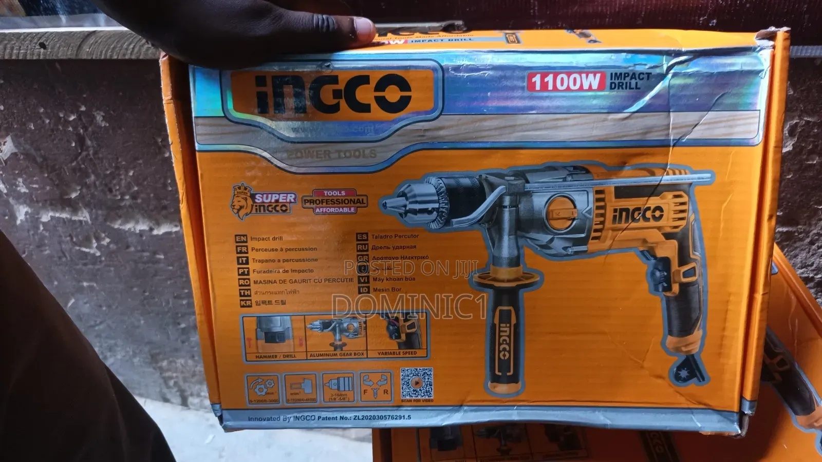 Ingco 1100W Impact Drill (Model ID211008)